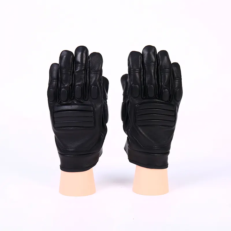 Full Finger Leather Protective Gloves