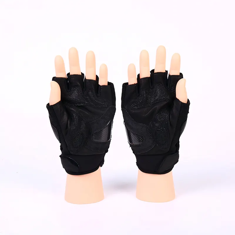 Half Finger Carbon Fiber Tactical Gloves