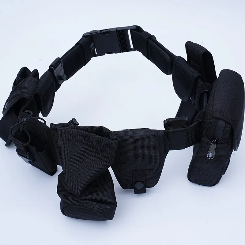 High Capacity Multi Pouch Tactical Duty Belt