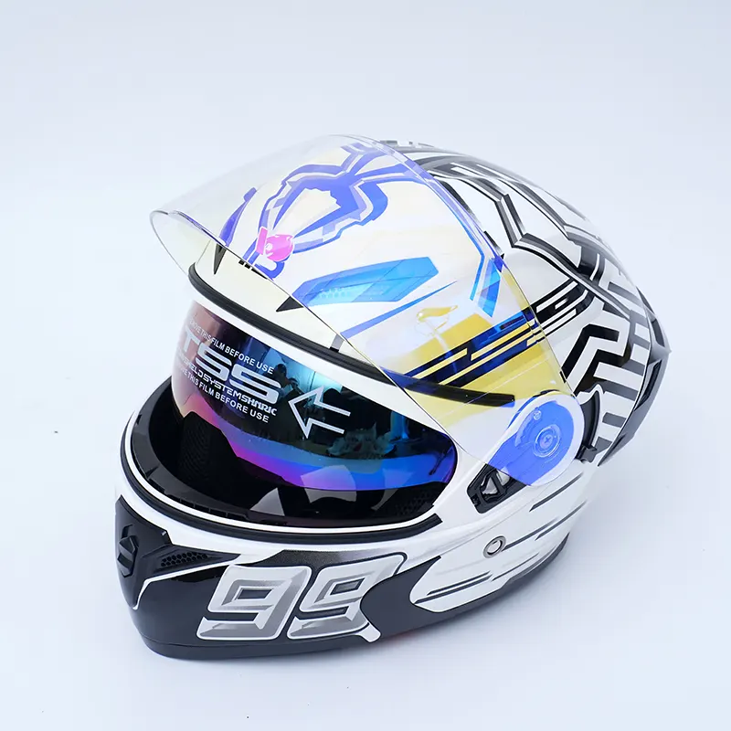 Graphic Full Face Motorcycle Helmet