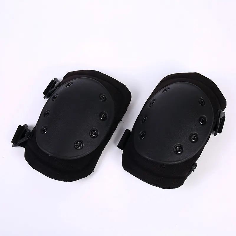 Oval Perforated Hard Shell Tactical Knee Pads