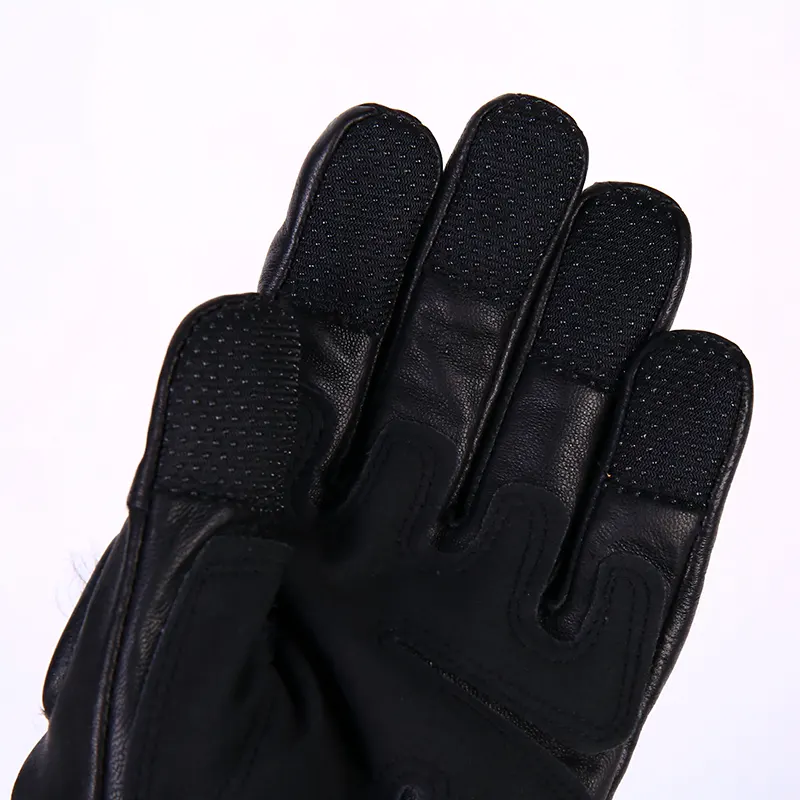 Full Finger Leather Protective Gloves