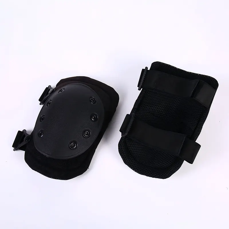 Oval Perforated Hard Shell Tactical Knee Pads