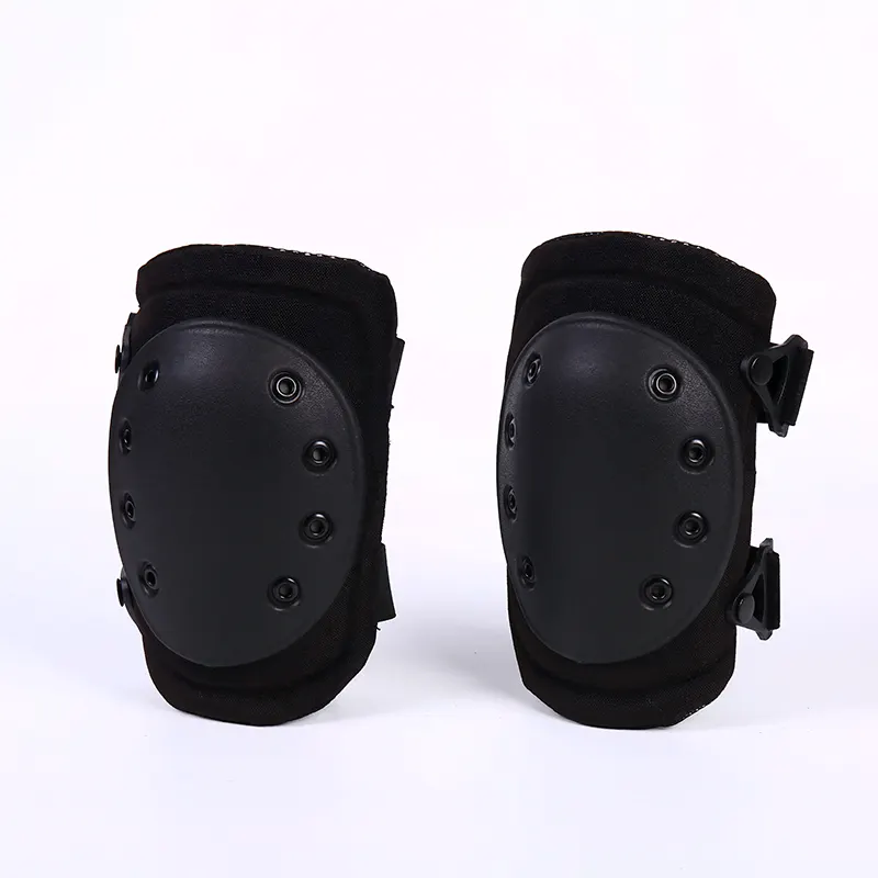 Oval Perforated Hard Shell Tactical Knee Pads